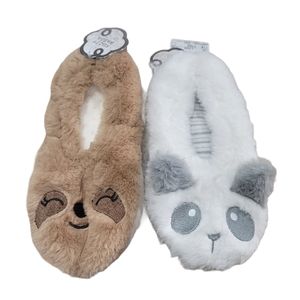 Fuzzy Babba ,slipper socks, 2 pairs